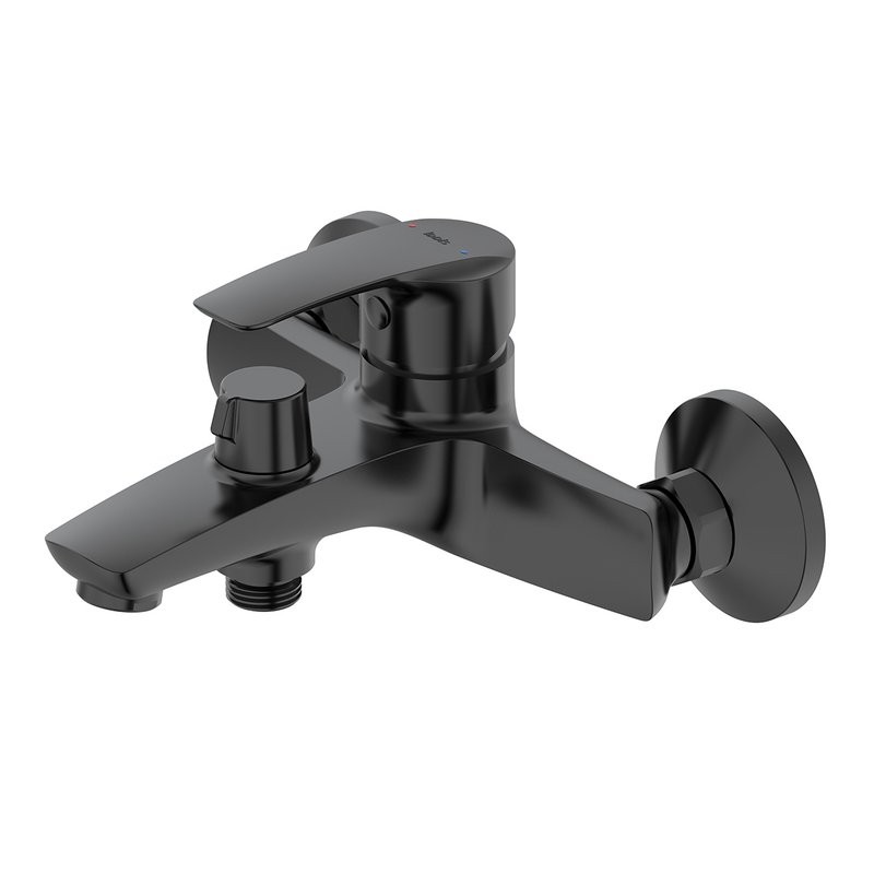 Смеситель для ванны с душем IDDIS Ray RAYBL02i02WA матовый черный