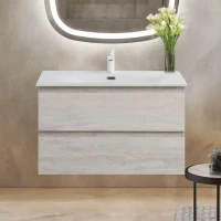 Тумба с раковиной Cezares Molveno 90 legno bianco