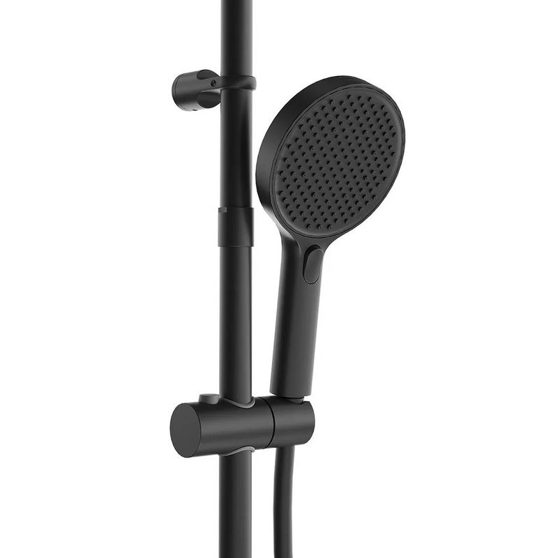 Душевая стойка KERAMA MARAZZI Fonte FO.202.KM.BLK.M матовая черная