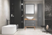Зеркало ASB-Woodline Каталина 80 серое