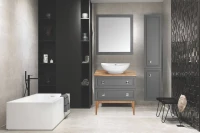 Зеркало ASB-Woodline Каталина 80 серое