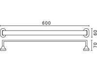 Полотенцедержатель Art&Max Ovale AM-E-4024B Полотенцедержатель Art&Max Ovale AM-E-4024B