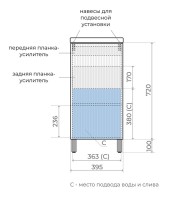 Тумба под раковину без столешницы Style Line Соло 40 графит нубук Тумба под раковину без столешницы Style Line Соло 40 графит нубук