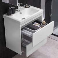 Тумба с раковиной Opadiris Фреш 60 белая, вар.2
