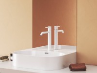 Смеситель для раковины Ravak Espirit ES 014.10 WV белый вельвет Смеситель для раковины Ravak Espirit ES 014.10 WV белый вельвет