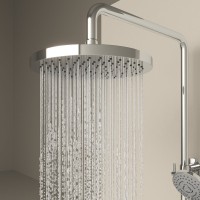 Душевая стойка Sancos Teo SC11002CH с термостатом, хром