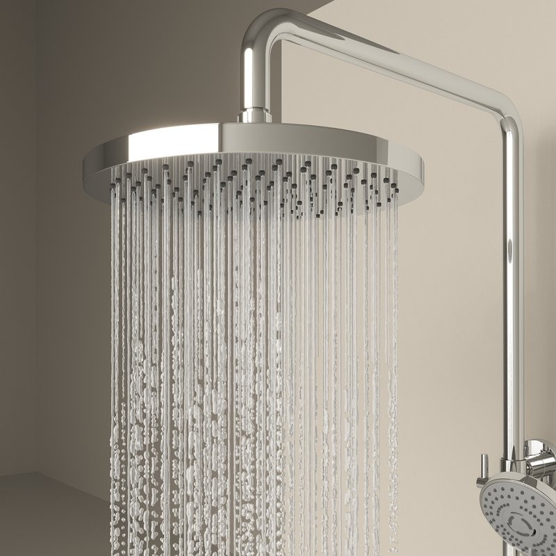 Душевая стойка Sancos Teo SC11002CH с термостатом, хром