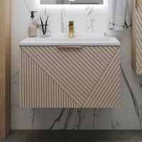 Тумба под раковину без столешницы Grossman Блисс 60 матовая бежевая