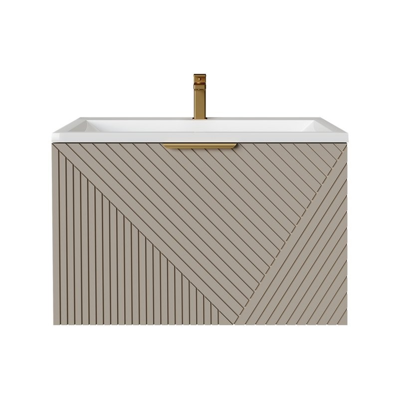 Тумба под раковину без столешницы Grossman Блисс 60 матовая бежевая