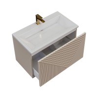 Тумба под раковину без столешницы Grossman Блисс 60 матовая бежевая