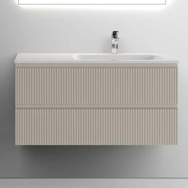 Тумба с раковиной Sancos Snob T 100 см, R, beige soft