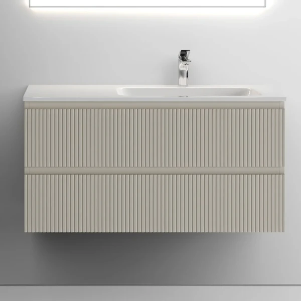 Тумба с раковиной Sancos Snob T 100 см, R, beige soft