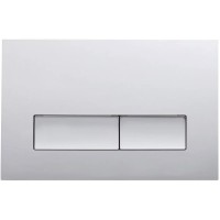 Кнопка смыва для унитаза Veconi Flush V1 пластик, цвет хром глянец