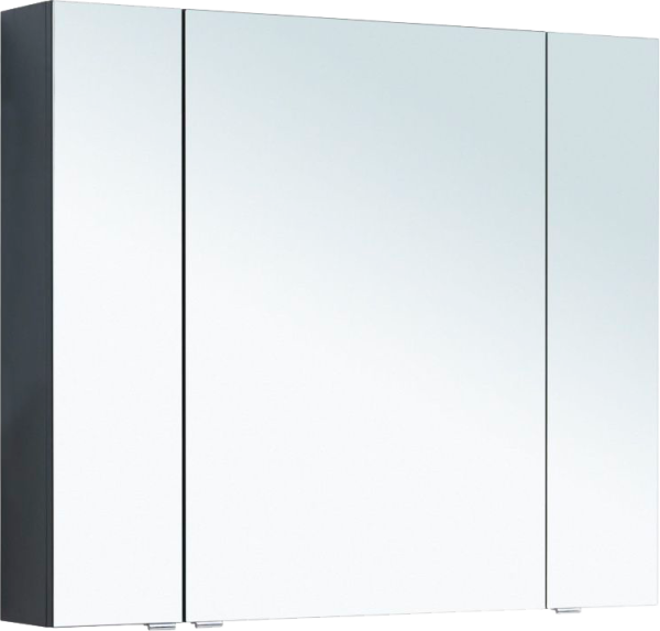 Зеркало-шкаф Aquanet Алвита 100 антрацит