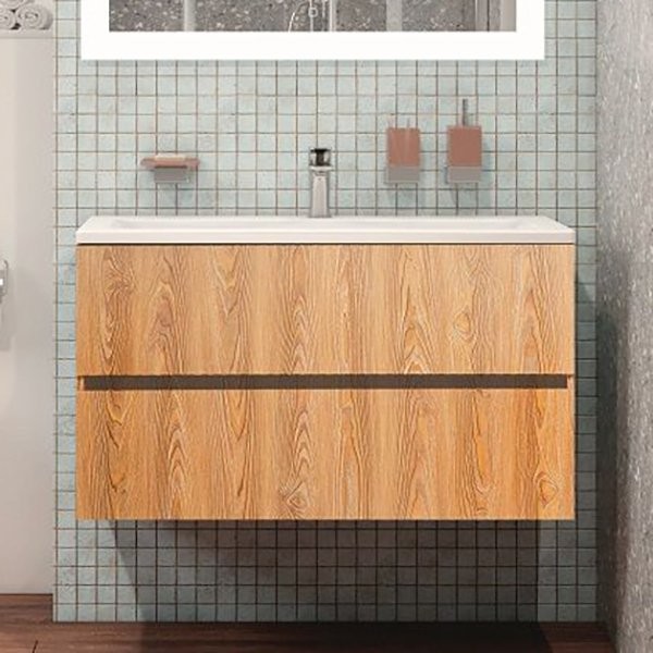 Тумба под раковину Art&Max Torino 100 подвесная, бран