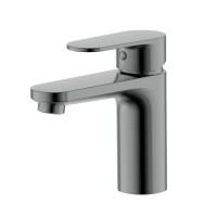 Смеситель для раковины AQUATEK Ника AQ1812BGM с гигиеническим душем, оружейная сталь