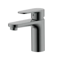 Смеситель для раковины AQUATEK Ника AQ1812BGM с гигиеническим душем, оружейная сталь