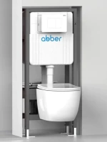 Инсталляция для унитаза Abber AC0106 с креплением в пол, с регулировкой по высоте Инсталляция для унитаза Abber AC0106 с креплением в пол, с регулировкой по высоте
