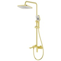 Душевая стойка AZARIO Arida AZ-K2354MG золото матовое