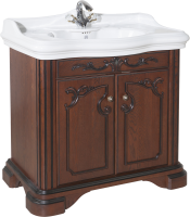 Тумба с раковиной Bellezza Виктория 100 вишня