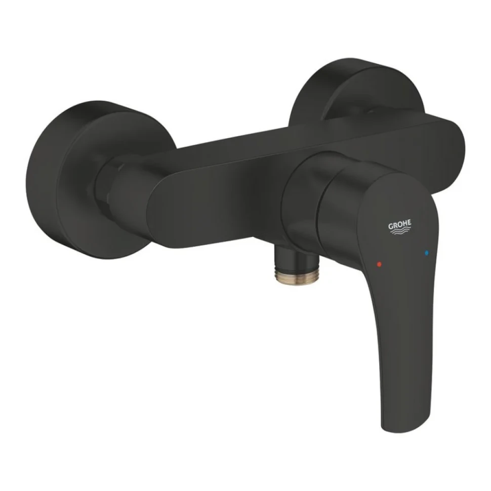 Смеситель для душа GROHE Eurosmart внешнего монтажа, матовый черный (335552433)
