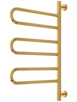 Полотенцесушитель электрический Сунержа Парео 4.0 03-0823-0773 75x50 см, скрытое подключение, глянцевое золото, E-образный