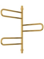 Полотенцесушитель электрический Сунержа Парео 4.0 03-0823-0773 75x50 см, скрытое подключение, глянцевое золото, E-образный