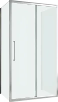 Душевой уголок Abber Schwarzer Diamant AG30100H-S85-S85 100x85, профиль хром, стекло прозрачное