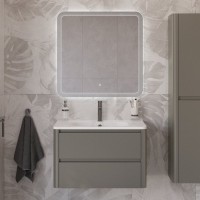 Мебель для ванной комнаты Cezares Relax 80 сатин, раковина Cezares CZR-800/480-LV-MR-NV