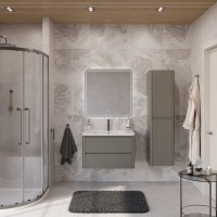 Мебель для ванной комнаты Cezares Relax 80 сатин, раковина Cezares CZR-800/480-LV-MR-NV