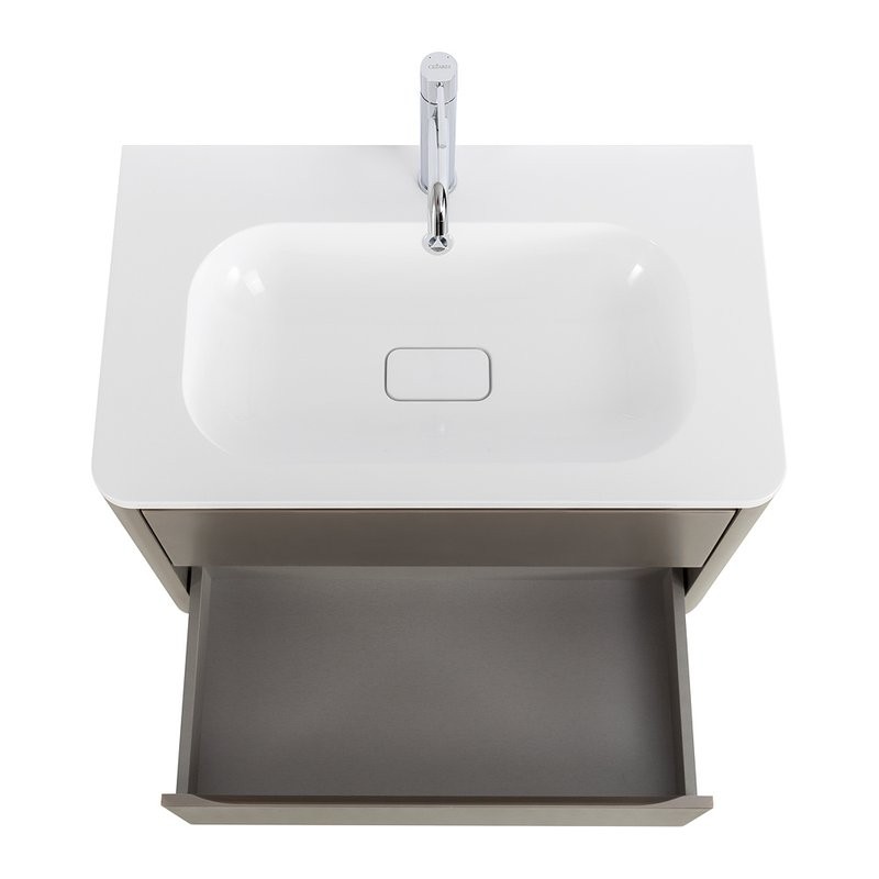 Мебель для ванной комнаты Cezares Relax 80 сатин, раковина Cezares CZR-800/480-LV-MR-NV