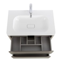 Мебель для ванной комнаты Cezares Relax 80 сатин, раковина Cezares CZR-800/480-LV-MR-NV