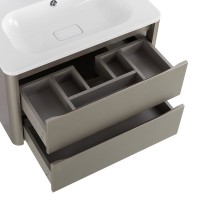 Мебель для ванной комнаты Cezares Relax 80 сатин, раковина Cezares CZR-800/480-LV-MR-NV