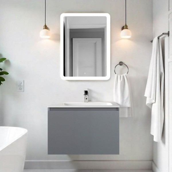 Мебель для ванной комнаты Art&Max Latina 60 подвесная, серая