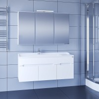 Тумба под раковину СаНта Лондон 120 подвесная