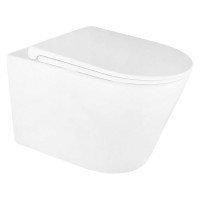 Унитаз подвесной AZARIO Lander AZ-2802E безободковый, с микролифтом