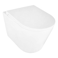 Унитаз подвесной AZARIO Lander AZ-2802E безободковый, с микролифтом