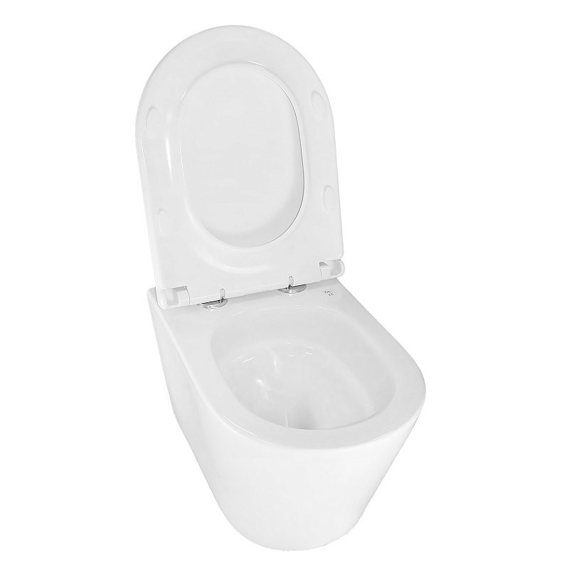 Унитаз подвесной AZARIO Lander AZ-2802E безободковый, с микролифтом