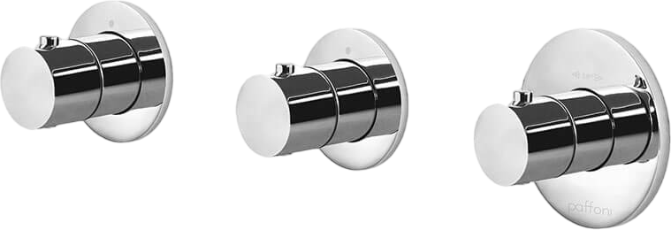 Термостатический смеситель встраиваемый Paffoni Modular Box MDE018CR С ВНУТРЕННЕЙ ЧАСТЬЮ, хром