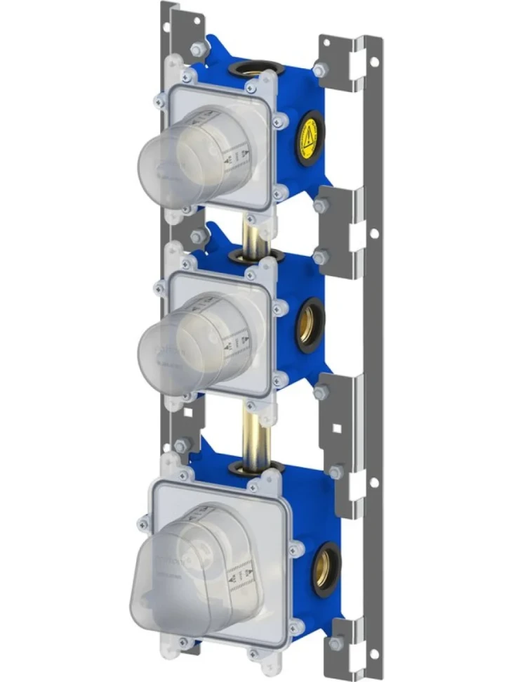Термостатический смеситель встраиваемый Paffoni Modular Box MDE018CR С ВНУТРЕННЕЙ ЧАСТЬЮ, хром