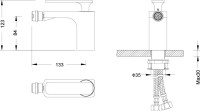 Смеситель для биде Timo Torne 4362/00F