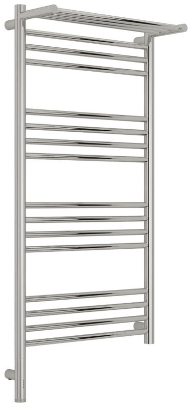 Полотенцесушитель электрический Сунержа Богема 3.1 00-6006-1050 110x55 см, подключение слева, без покрытия, лесенка, с полкой