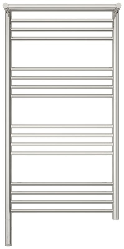 Полотенцесушитель электрический Сунержа Богема 3.1 00-6006-1050 110x55 см, подключение слева, без покрытия, лесенка, с полкой