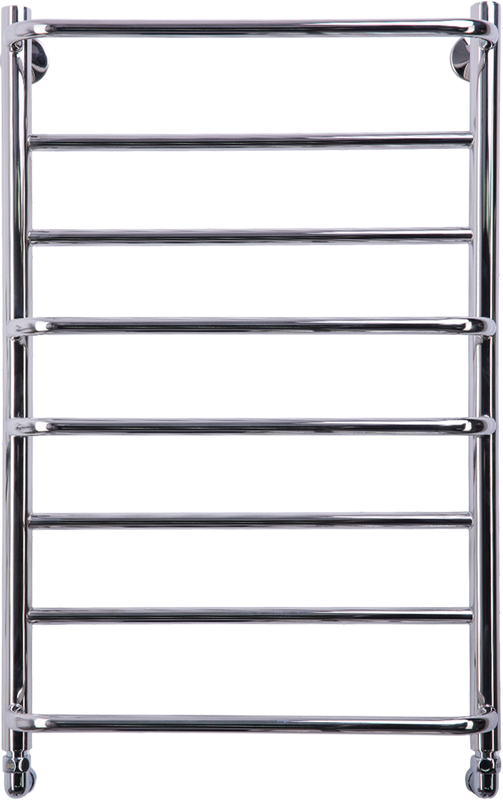 Полотенцесушитель водяной Comfysan Puro W-8 80х50 80x55 см, хром, лесенка