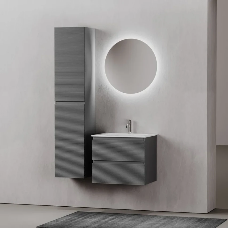 Мебель для ванной комнаты Sancos Folk 60 grey soft