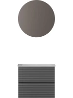 Мебель для ванной комнаты Sancos Folk 60 grey soft