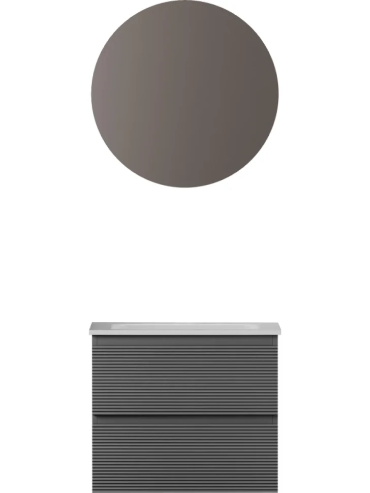 Мебель для ванной комнаты Sancos Folk 60 grey soft