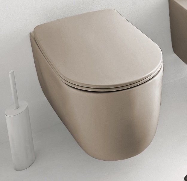 Унитаз подвесной Kerasan Nolita 531481 nocciola mat