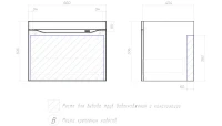 Мебель для ванной комнаты Velvex Alba 70 тирамису Мебель для ванной комнаты Velvex Alba 70 тирамису