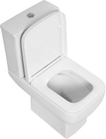 Унитаз-компакт напольный BelBagno Aurora BB8604CPR/SC безободковый, с микролифтом, бачок BB8604T